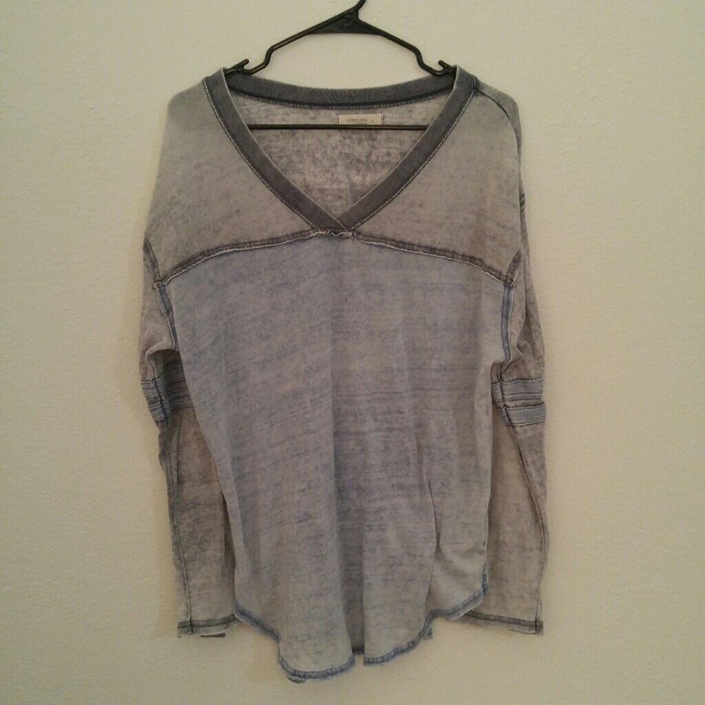 Cozy Blue/Grey long sleeve SZ L